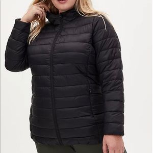 Torrid Black Puffy jacket